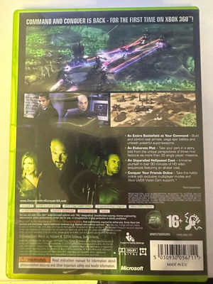 Command & Conquer Tiberium Wars Xbox 360 like new