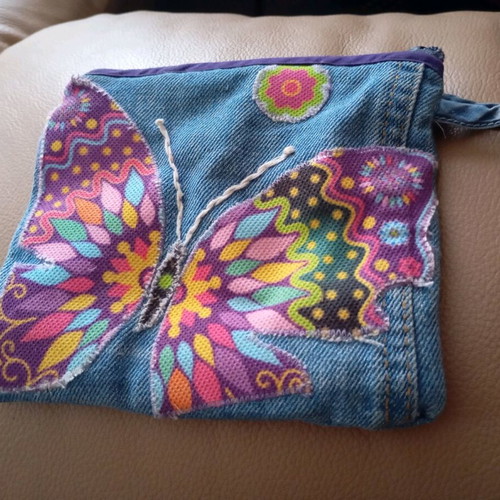 Handbag new, colorful, handmade with decorations