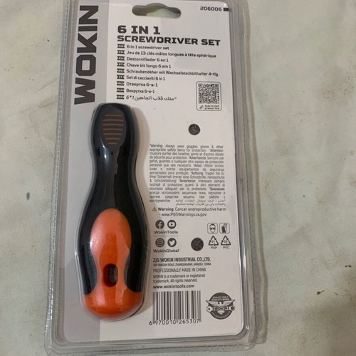 Workin 6in1 screwdriver set new
