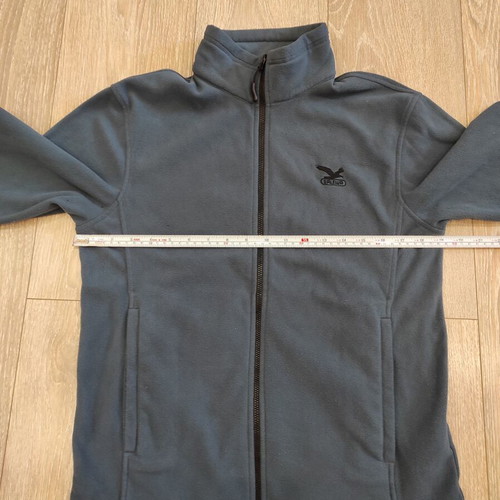 Salewa light fleece jacket used, size S, green and blue