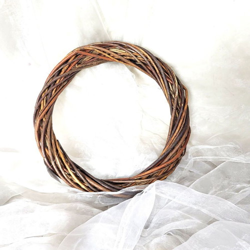 Handmade decorative bamboo and natural wreaths like new