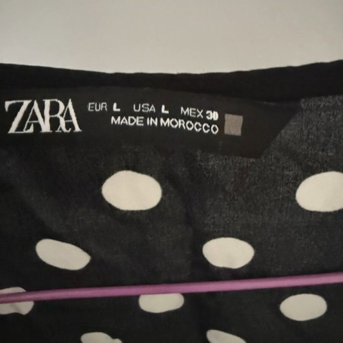zara white dress with black bows Zara Black White Silk Satin Polka Dots Cowl Neck Cami Slip Midi Dress  Brie