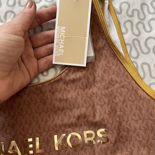 Michael Kors swim suit brand new, size 152-158 cm, beige and brown