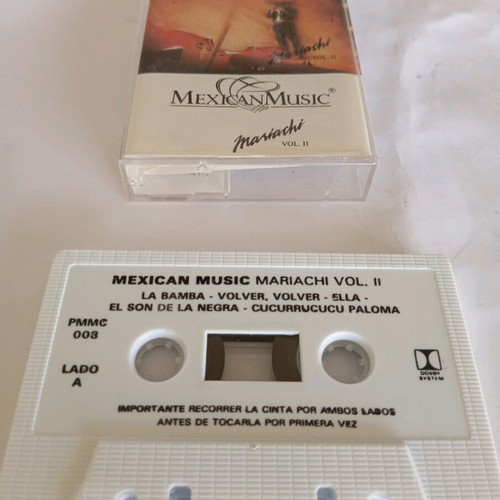 Mexican Music Mariachi Vol. II collectible cassette new, traditional