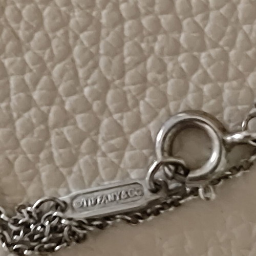 Tiffany & Co 1837 sterling silver circle logo pendant necklace like new