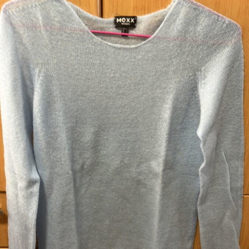Vintage baby blue wool sweater large, like new