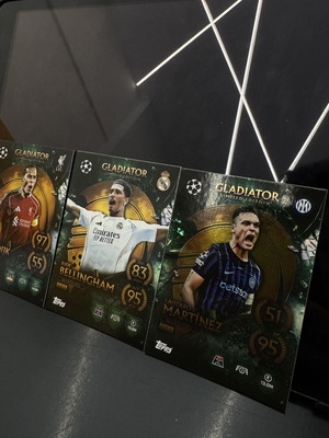 Topps Gladiator Limited Edition collectible cards new, lot of 3