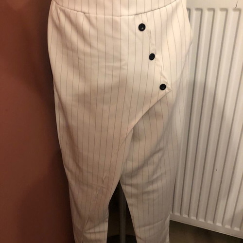 Striped Salvari Pants new, white and black