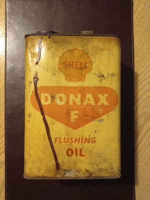 Μεταχειρισμένα vintage μεταλλικά κουτιά Donax F Shell μεγάλο