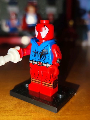 Scarlet Spider - Ben Reilly σαν καινούργιο με βάση στήριξης και μεγάλο ιστό