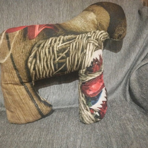 decorative pillow handmade horse... final price 5 euros