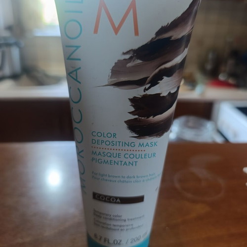 Moroccanoil hair color mask new, brown shade
