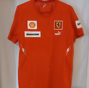 Vintage Puma Ferrari Formula F1 Bridgestone Shell Racing AMD T-Shirt