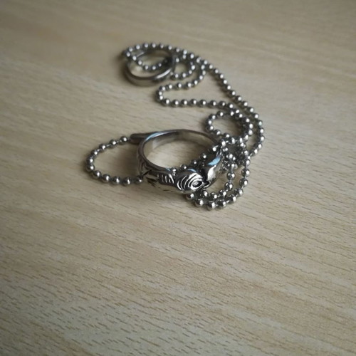 Final Fantasy Vlll medallion with lion head used