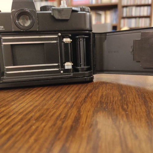 Zenit TTL camera used with Helios 44M 2/58 lens
