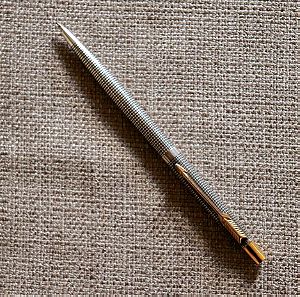 Vintage Parker 75 Cisele 925 Sterling Silver μηχανικό μολύβι η και στυλό MADE IN USA
