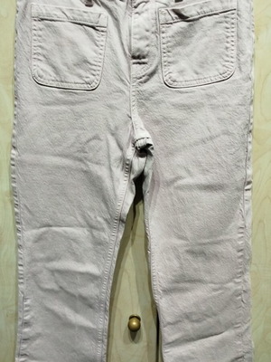 ZARA pink wide leg jeans like new, size XS