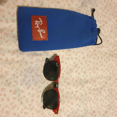 Ray Ban kids sunglasses red like new
