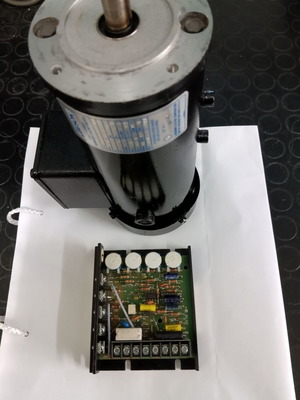 Dc Motor Lesson 0.25KW 180v like new with DART control board