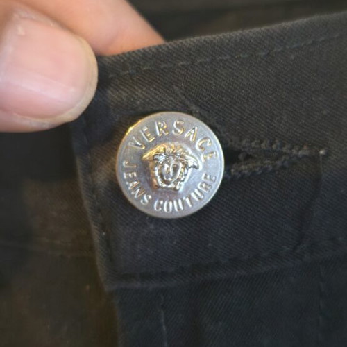 Versace Jeans Couture black men's jeans size L like new