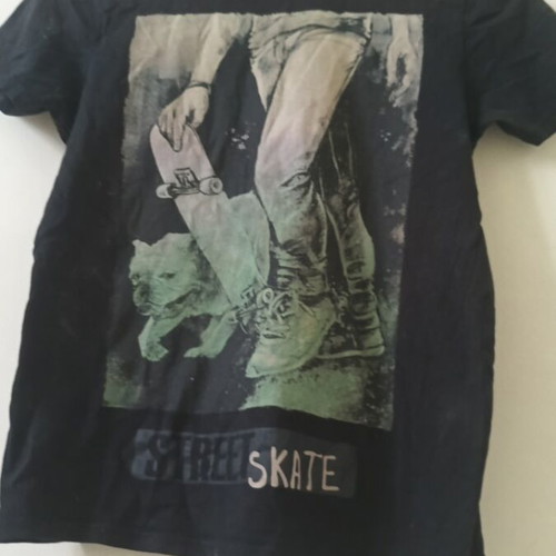 Zara Boys black t-shirt size 128 cm used