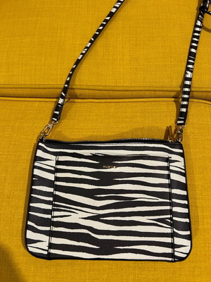 Animal print zebra bag