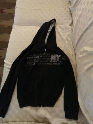 Girls' black jacket new, size 146 cm