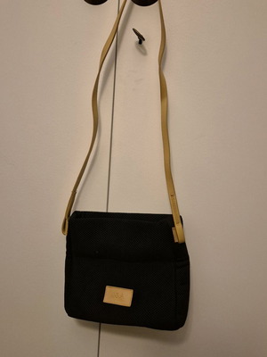 J&A bags crossbody bag like new, black and beige
