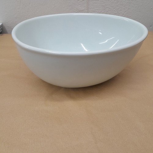 Porcelain salad bowl new, 25cm length, 21cm width, 11cm height