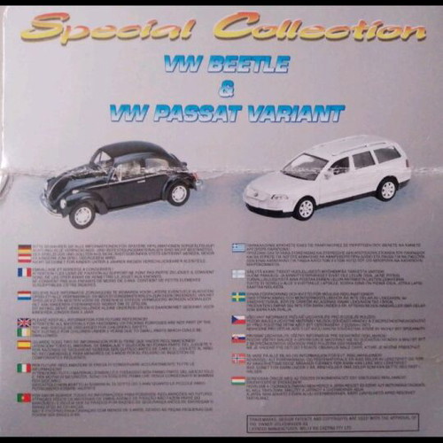 Σετ μεταλλικά μοντέλα αυτοκινήτων Volkswagen Beetle και Passat Variant καινούργια