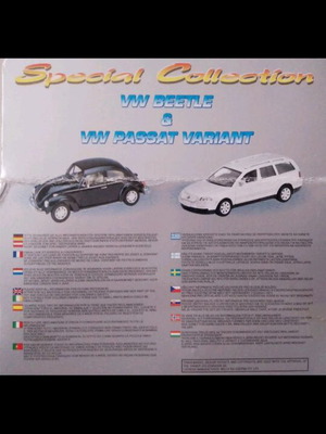 Σετ μεταλλικά μοντέλα αυτοκινήτων Volkswagen Beetle και Passat Variant καινούργια
