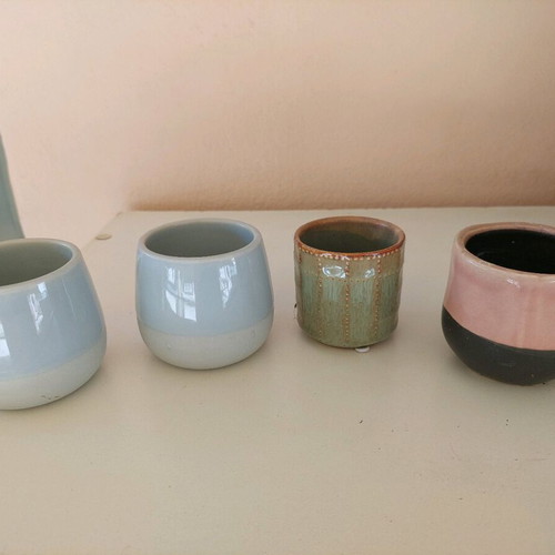 Small flower pots used for small plants