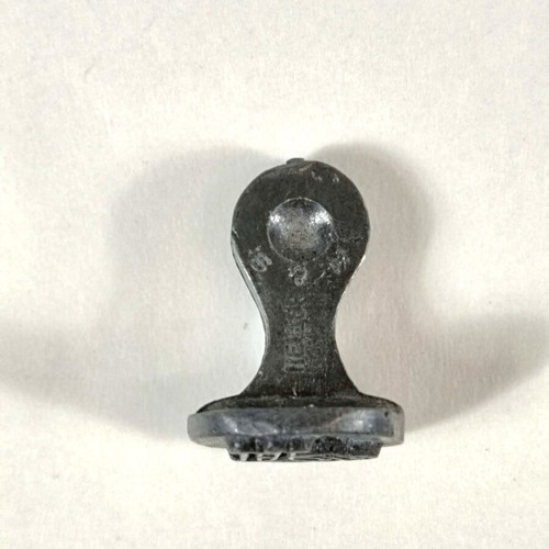 Heller London H&S Victorian wax seal stamp used, monogram