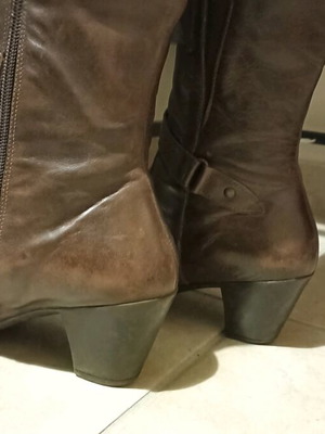 Boxer brown women's boots size 40 like new