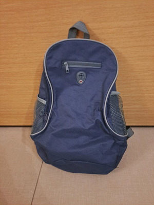 Backpack bag like new, dark blue with multiple pockets