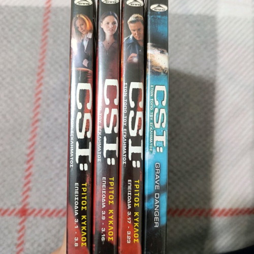 CSI Season 3 DVD set used with subtitles