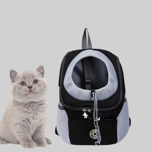 Portable dog and cat backpack new, mesh fabric