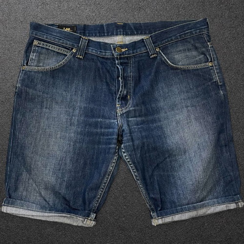 Lee denim shorts size 36 like new, blue cotton