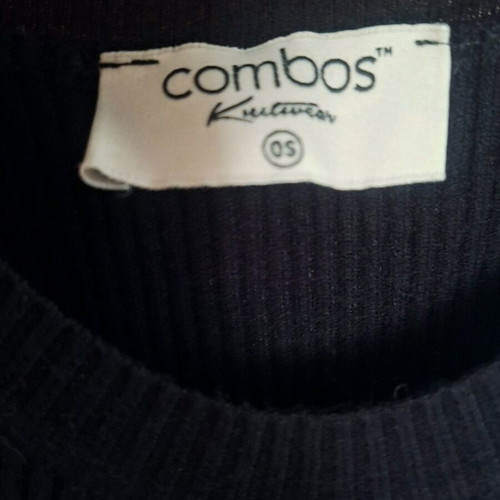 Combos Knitwear dress black like new, one size