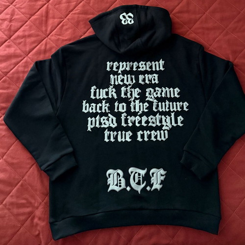 Lit City Center - Ricta hoodie new, black, size M/L
