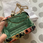 Small Axel evening bag with floral design like new