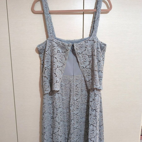 Mango maxi lace dress XL new, baby blue