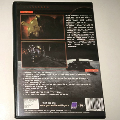 Legacy Dark Shadows PC game used, adventure