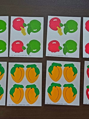 Figurine Panini stickers like new, retro 80's set of 32