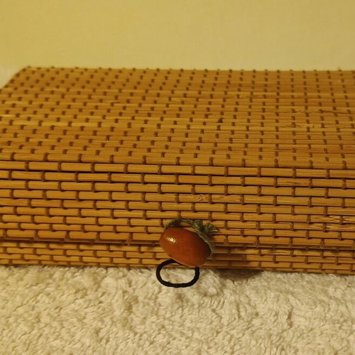 Handmade bamboo box ideal for jewelry and small items like new