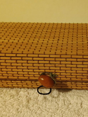 Handmade bamboo box ideal for jewelry and small items like new