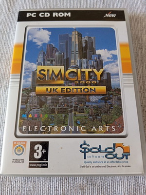Sim City 3000 UK Edition PC CD Rom like new