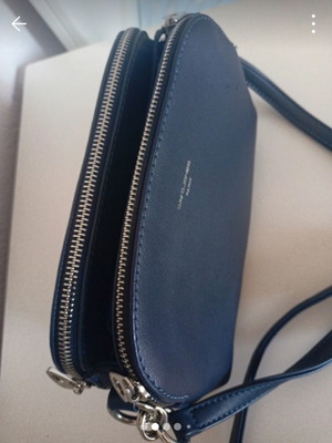 David Jones women's dark blue crossbody bag like new