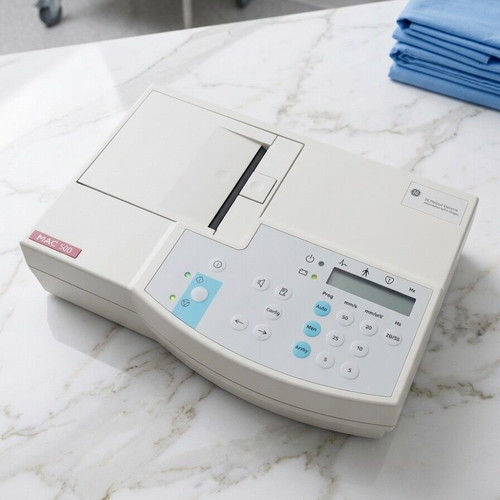 General Electric MAC 500 ECG μεταχειρισμένος ηλεκτροκαρδιογράφος για ανταλλακτικά ή επισκευή
