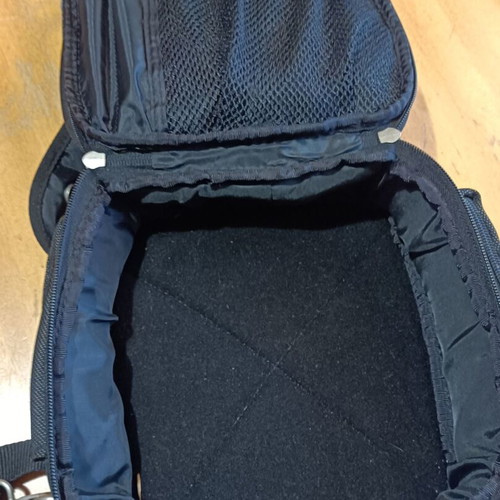 Bagster small tank bag used with waterproof cover